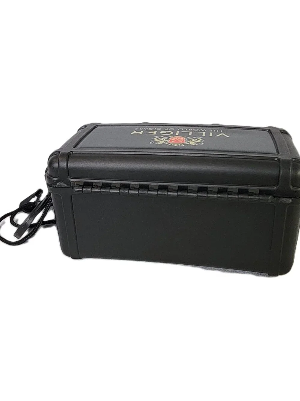 Cigar Caddy 10 Stick Waterproof Case Villiger Cigars Black NWT Flawed